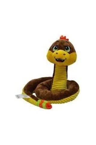 62315 Peluş 35cm Sevimli Yılan - Stokta Olan Renk Gönderilir Çok Renkli