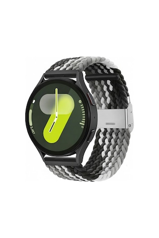 Samsung Galaxy Watch 4 5 6 7 Fe 40 44mm Classic 42 43 46 47mm Uyumlu 20mm Metal Klips Örgü Kordon
