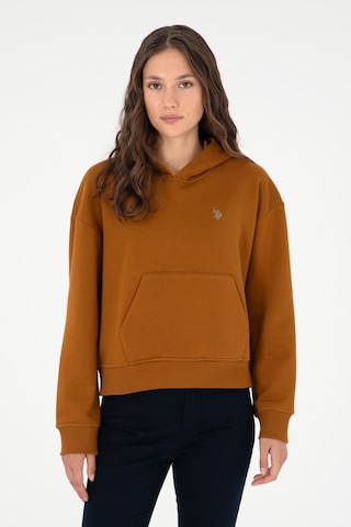 U.S. Polo Assn. Kadın Coconut Kapüşonlu Sweatshirt 50296798-VR153