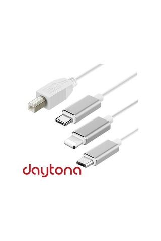 Daytona Ads-501 3'lü Usb-b Micro Ligtning