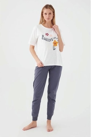 Rolypoly 3067-s Kadın Pijama Takımı Krem