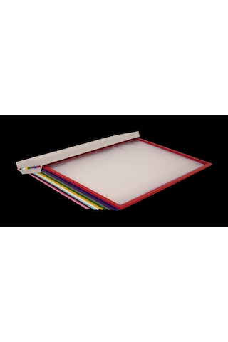 Şömiz Duvar Tipi 10'lu Evrak Tutucu 10 Renk 130 Micron Poşet+Aparat