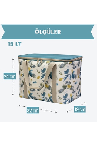 15 Lt Termal Çanta -piknik Çantası-289 Karışık/Çok Renkli