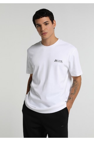 Colin's Colins Regular Fit Yuvarlak Yaka Düz Erkek Beyaz Kısa Kol Tişört Cl1082287 Q1.v2 Wht