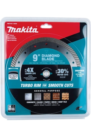 Makita E-02559 9" Elmas Bıçak, Turbo, Genel Amaçlı