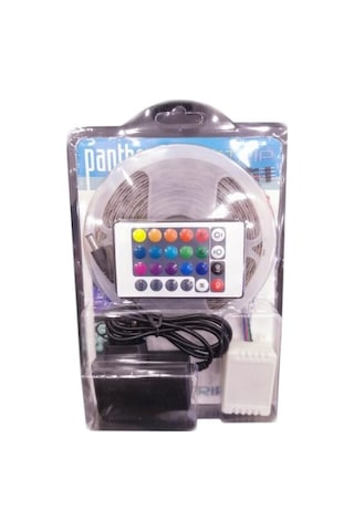 Panther Rgb Kumandalı Trafolu Şerit Led 5 Metre çok Renkli