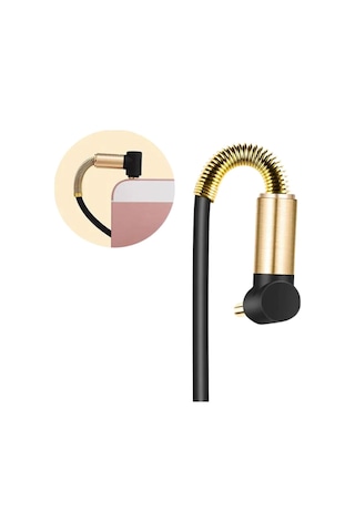 Ams Net 3.5mm Aux Kablosu Jak Erkek Erkek L Tipi 1 Metre Ses Aktarım Kablosu