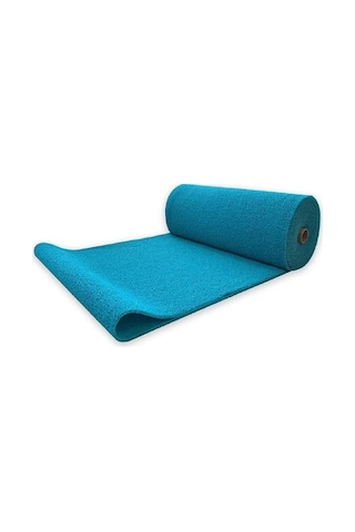 Berika Pls Sk006465 Turkuaz Kıvırcık Paspas 100 Cm 14 Mm 1 Metre Turkuaz