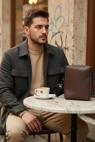 Brandsmithshop Mocha Kahverengi Glow Elegant Omuz Çantası Çok Renkli