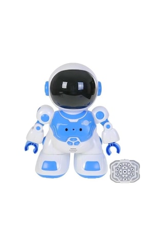 Pasifik Toys Uzaktan Kumandalı Akıllı Astronot Robot Işıklı Sesli Mavi Db05 Mavi