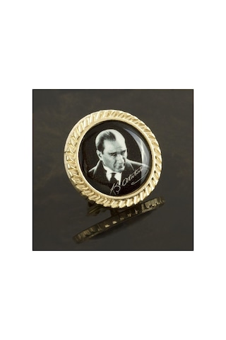 Atatürk - 366 - - Csmo-tex - Yaka Rozet-sarı Çok Renkli