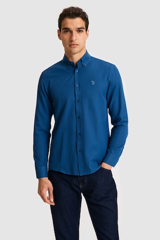 U.s. Polo Assn. Erkek Açık Lacivert Gömlek Basic 50324708-vr059