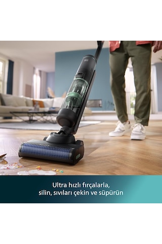 Philips Aqua Trio 7000 Serisi XW7263/11 Kablosuz Dikey Şarjlı Süpürge