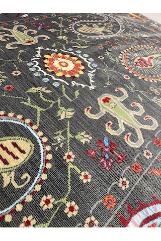 Asyün Halı Karabağ 1853 200 X 290 Etnik Desen Salon Halısı Renkli