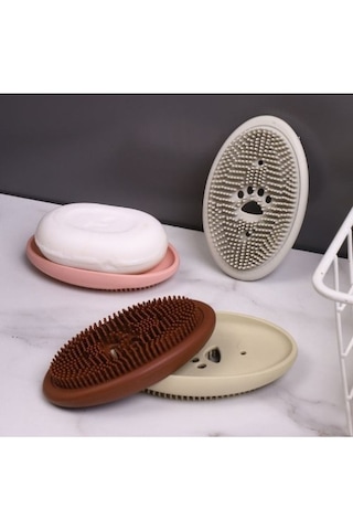 Periboia Silikon Fırça Sabunluk