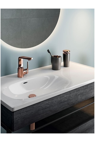 VitrA Equal 100 CM Beyaz Etajerli Lavabo 7243B403-0001