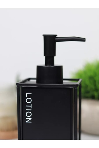 Denezo Seramik Sıvı Sabun Dispanseri, Banyoda Kullanım İçin Dağıtıcı 211382809 Siyah
