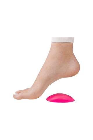 Düz Taban Rahatsızlığı Olanlar İçin Pembe Renk, Kendinden Yapışkanlı Yumuşak Jel Silikon Ark Desteği Sağ Ve Sol Ayak, 1 Çift