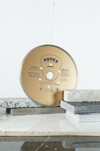 Rodex RRB180 Sürekli Tip Elmas Tuğla, Granit, Mermer Kesme Diski