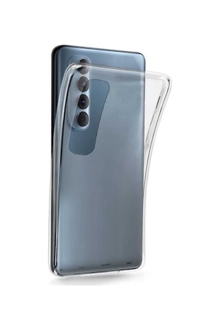 Oppo Reno 4 Pro 4g Kılıf Zore Süper Silikon Kapak Renksiz