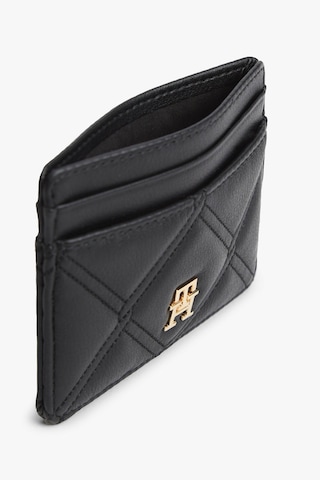 Tommy Hilfiger Th Femınıne Cardholder Kadın Siyah Cüzdan - Aw0aw18700