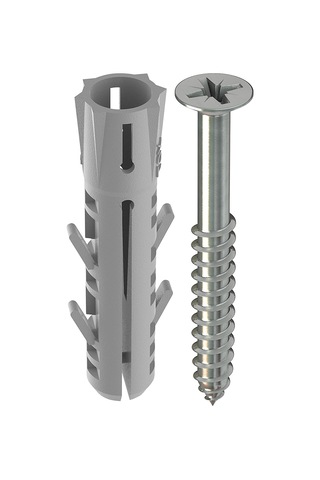 Tox Barracuda Plastik Dübel Vida Seti 6X30 Mm 12 Adet