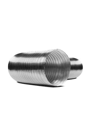 Alüminyum Telli Şofben Aspiratör Davlumbaz Borusu 120 Mm 2 Mt