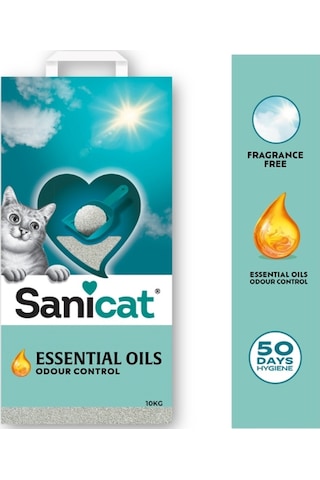 Sanicat Essential Oils Kokusuz Kedi Kumu 10 Kg