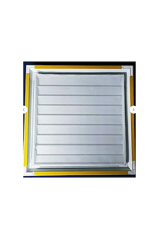 Beyaz Alüminyum 45x45 Cm Menfez Banyo Havalandırma Menfezi