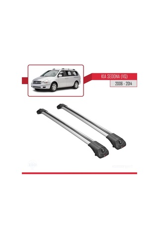 Kia Sedona Vq 2006-2014 Arası İle Uyumlu Ace-1 Ara Atkı Tavan Barı Gri