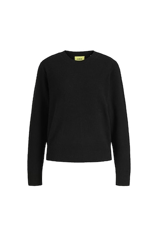 Jack & Jones Kadin Bisiklet Yaka Triko Kazak - Elba - 12301111 Siyah