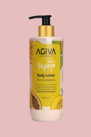 Mango & Papaya Agiva Care & Beauty Yoğun Nemlendirici Ve Besleyici Vücut Losyonu 500 Ml