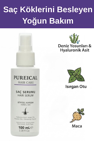 Pureical Bitkisel Saç Serumu 100 ML