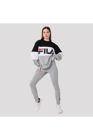 Antrasit Fila Erkek Bisiklet Yaka Sweatshirt Straight 681255 Antrasit