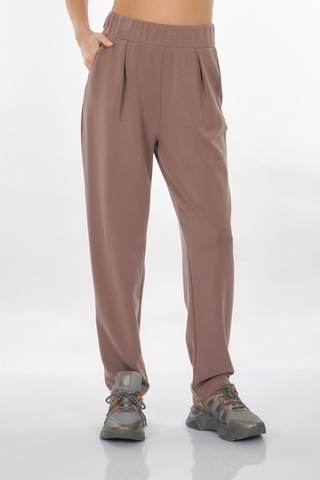 Perspective Lastikli Bel Açık Kahverengi Kadın Pantolon 24790166 001