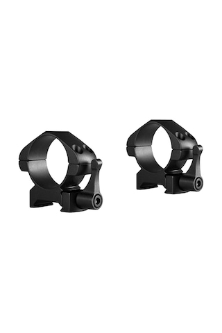 Hawke Precision Steel Ring Mounts 30mm Orta Yükseklikte Dürbün Ayağı Siyah