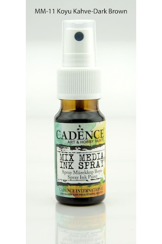 Cadence Mix Media Ink Sprey Mürekkep Boyası 25Ml - Mm11 K. Kahve