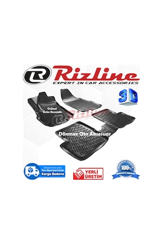 Fiat Grande Punto 3D Paspas Havuzlu Siyah 2006-2017 Arası Rizline N11.9545