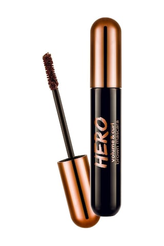 Flormar Hero Volume & Curl Yoğun Hacim Veren Nemlendirici Etkili Maskara 001 Brown Mascara