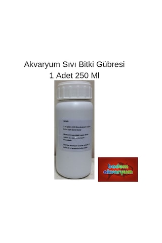 Akvaryum Sıvı Bitki Gübresi 1 Adet 250 Ml Potasyum