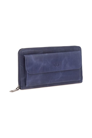 Bilik Deri Lacivert Crazy Horse Unisex Portföy & Clutch Çanta Ar 001