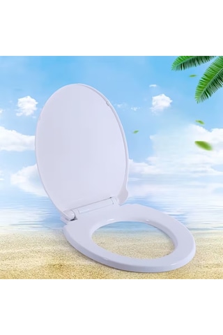 Klozet Kapağı Dayanıklı Ve Hijyenik Wc Kapağı Beyaz