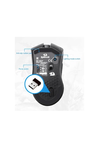 Mouse Storm Pro Kablosuz Rgb Oyun Faresi Pixart Paw3335 16 000 Dpı Red-m808-ks