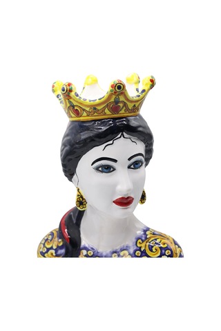 Moor Dekoratif Kraliçe Büst Heykel