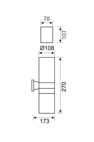 Jüpiter Bahçe Aydınlatma Aplik Jw 926 Antrasit