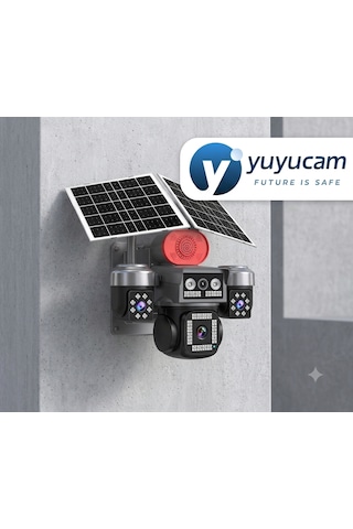 4g Solar Panelli 4 Kameralı Güvenlik Kamerası