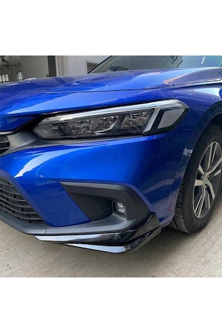 Honda Cıvıc Fe1 Uyumlu Aero Ön Flap Pıano Black (2022)