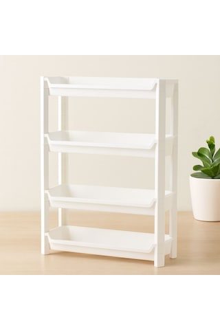 4 Katlı Sepet Organizer Raf Düzenleyici 465x145x690 Mm Çok Renkli