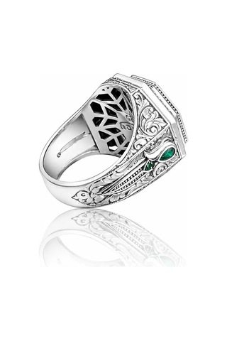 Nur Silver Gümüş Erkek Yüzük - Nur-yz83542