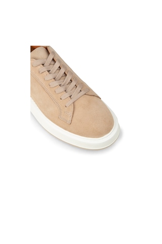 Deery Erkek Hakiki Süet Bej Sneaker Ayakkabı - E4182mbeje01 Bej